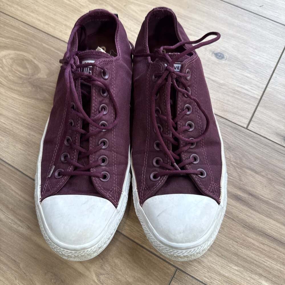Converse All Star OX Low Chuck Taylor Men's 9.5 Unisex Shoes Dark Sangria